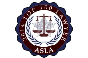 2014 Top 100 Lawyer / ASLA - Badge