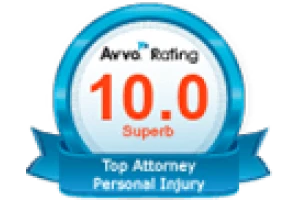 Avvo Rating 10 / Top Attorney Personal Injury - Badge